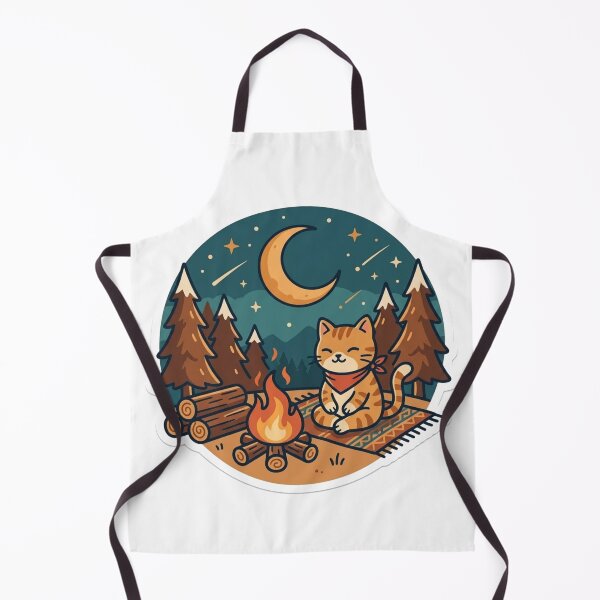 Item preview, Wander Often Wonder Always – Cozy Camping Cat Retro Outdoor Design designed and sold by dawia.