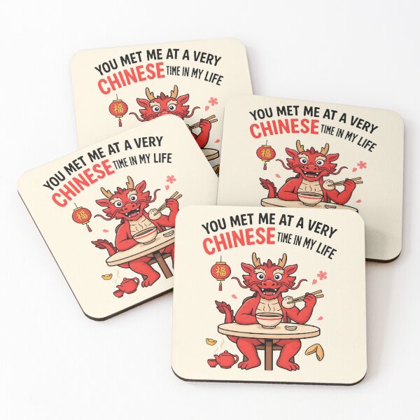 Item preview, You Met Me at a Very Chinese Time in My Life Red Dragon designed and sold by Redgiant87x.