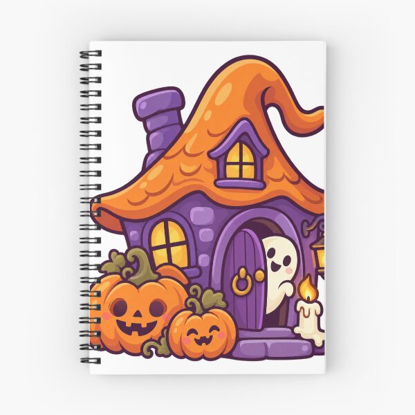 Item preview, Cute Haunted Cottage with Friendly Ghost designed and sold by The198X.