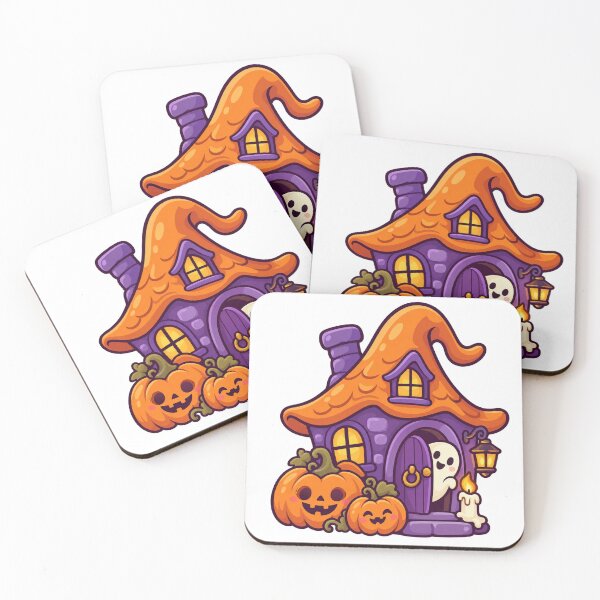 Item preview, Cute Haunted Cottage with Friendly Ghost designed and sold by The198X.