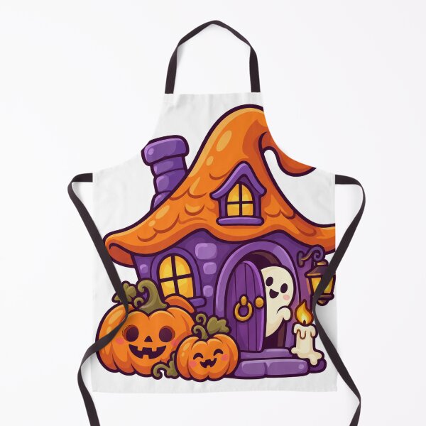 Item preview, Cute Haunted Cottage with Friendly Ghost designed and sold by The198X.