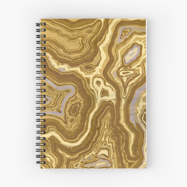 Item preview, Vintage Geode Marbling Pattern Amber & Lavender designed and sold by footnotes-club.