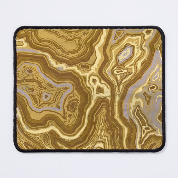 Item preview, Vintage Geode Marbling Pattern Amber & Lavender designed and sold by footnotes-club.