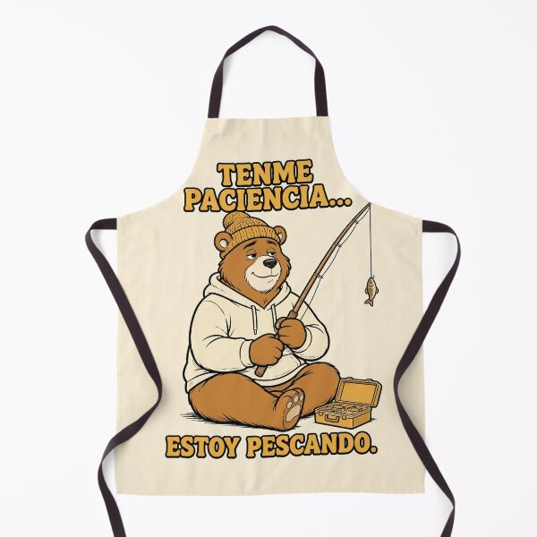 Artikelvorschau, Tenme Paciencia Estoy Pescando Oso Pescador Divertido Camiseta entworfen und verkauft von EverydayBadge.