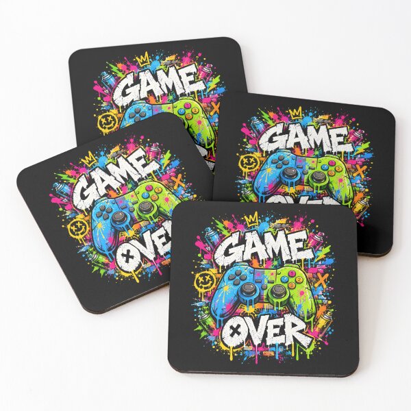 Item preview, Game Over Graffiti Controller Street Art Gaming designed and sold by metalsnak.
