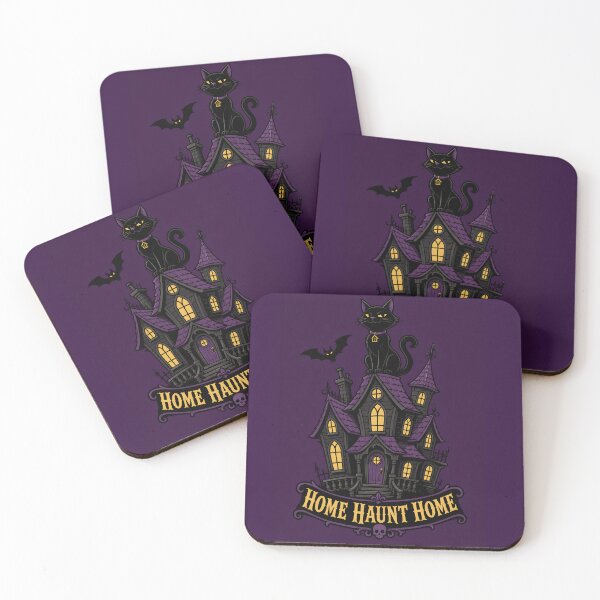 Item preview, Haunted House Cat Home Haunt Home Funny Halloween designed and sold by Glitchart66.