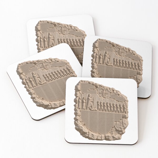 Item preview, Behistun Inscription — Achaemenid Persian Rock Relief designed and sold by Larkfound Studio.