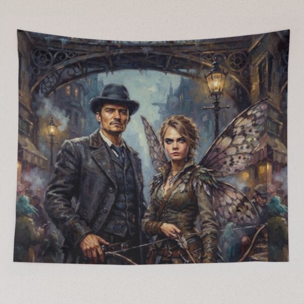 Artikelvorschau, Carnival Row Fantasy Drama Fine Art Tribute entworfen und verkauft von Art's Diner.