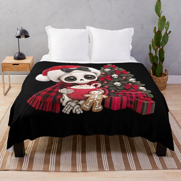 Item preview, Cute Skeleton Skull Christmas Gothic Christmas Tree Goth designed and sold by clothesy7.
