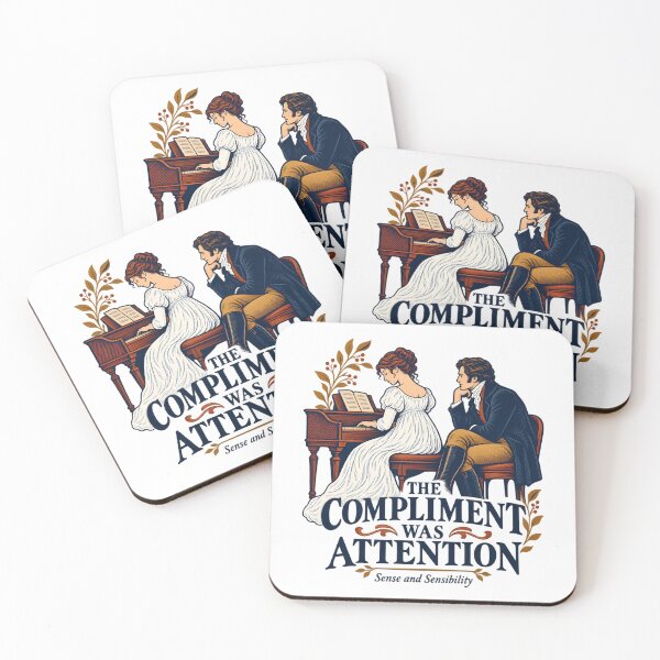 Item preview, Sense and Sensibility: The Compliment Was Attention designed and sold by Fenay Designs.