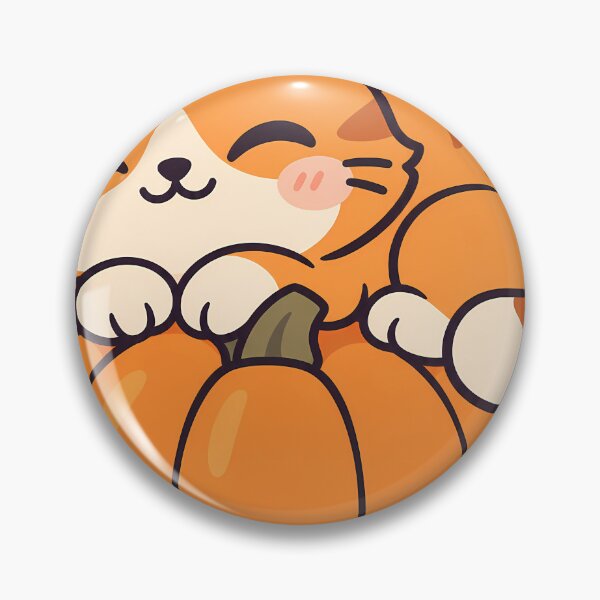 Item preview, Orange Cat Pumpkin Nap - Cute Fall Kitty designed and sold by OuqCreations.