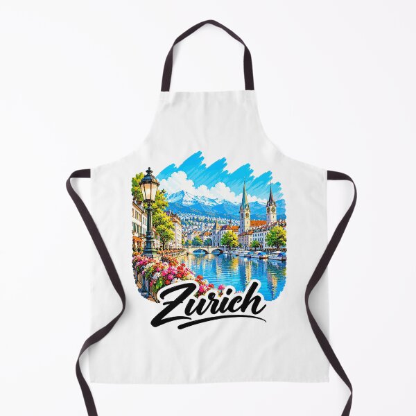 Item preview, Zurich Switzerland Travel Art designed and sold by EdwinkOne.