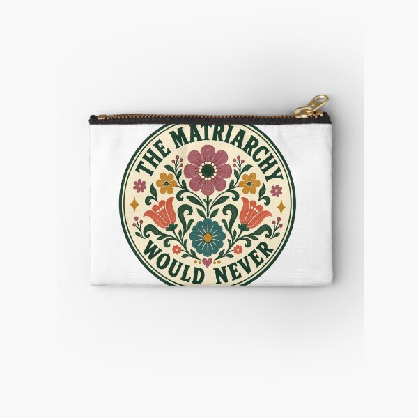 Item preview, The Matriarchy Would Never, Feminist Floral, Retro Folk Art Women’s Rights designed and sold by stzl26.