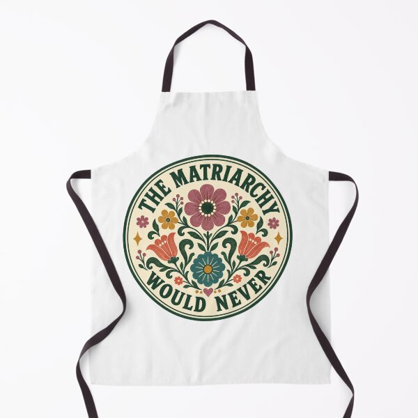 Item preview, The Matriarchy Would Never, Feminist Floral, Retro Folk Art Women’s Rights designed and sold by stzl26.