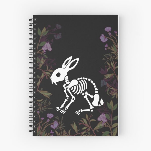 Item preview, Bunny Skulls Skeleton Illustration designed and sold by momolaart.