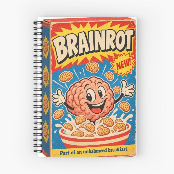 Item preview, Brainrot Cereal - Part of an Unbalanced Breakfast designed and sold by ManxCatAndy.