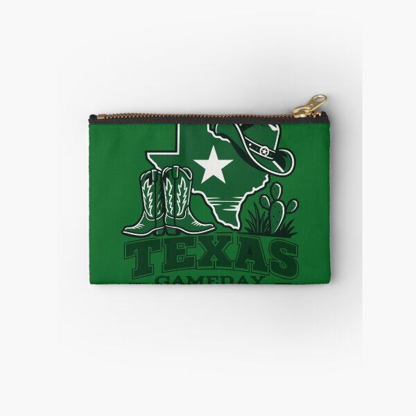 Item preview, Texas Game day Green flag Cowboy Boots Design designed and sold by GlobalPrintArt.