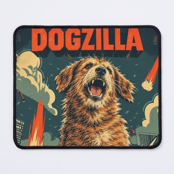 Item preview, DOGZILLA Giant Dog Monster Funny Retro Kaiju Dog Art designed and sold by Smart Art 42.