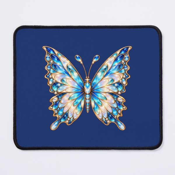 Item preview, Sapphire Fantasy Butterfly – Iridescent Crystal Wings designed and sold by HO•Designs.
