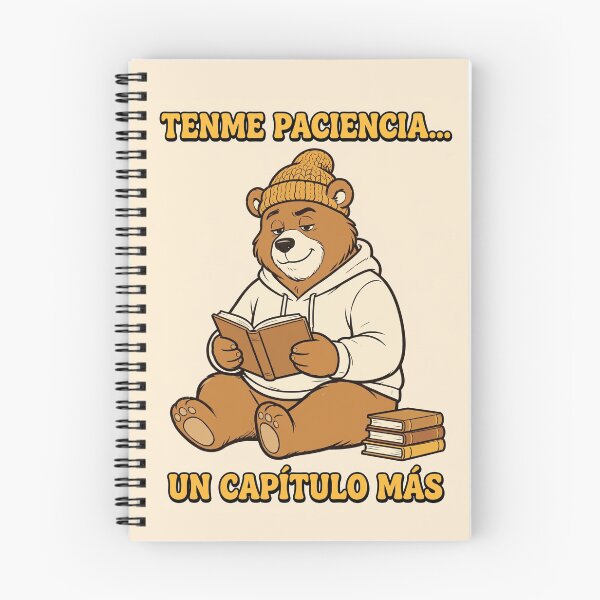 Item preview, Tenme Paciencia Un Capítulo Más Oso Lector Camiseta designed and sold by EverydayBadge.