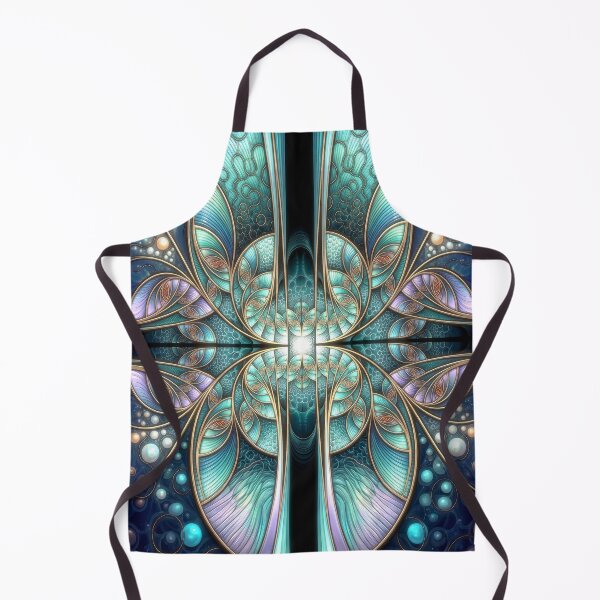 Artikelvorschau, Symmetrical Art Deco Bioluminescent Floral Fantasy entworfen und verkauft von Frackxion.