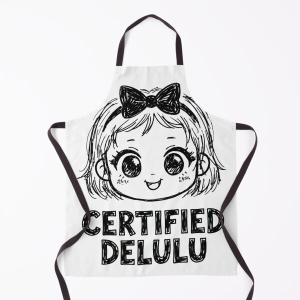 Item preview, Black Certified Delulu Bold Streetwear Doodle Funny Meme Shirt designed and sold by GenZPopStudio.