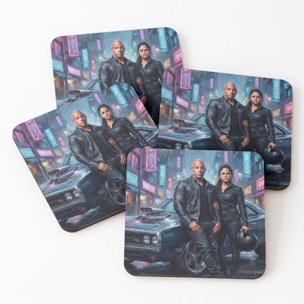 Artikelvorschau, Fast and Furious Action Fine Art Tribute entworfen und verkauft von Art's Diner.