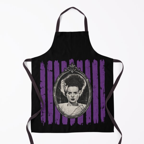 Item preview, Bride of Frankenstein Purple Striped Gothic Horror Design, Distressed Victorian Goth Halloween designed and sold by SpookyShadesLab.