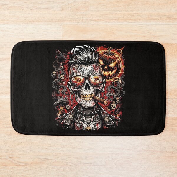 Item preview, Halloween Punk Mohawk Skull Nuclear Reflection designed and sold by Voodoo Store Paranormal Collections.