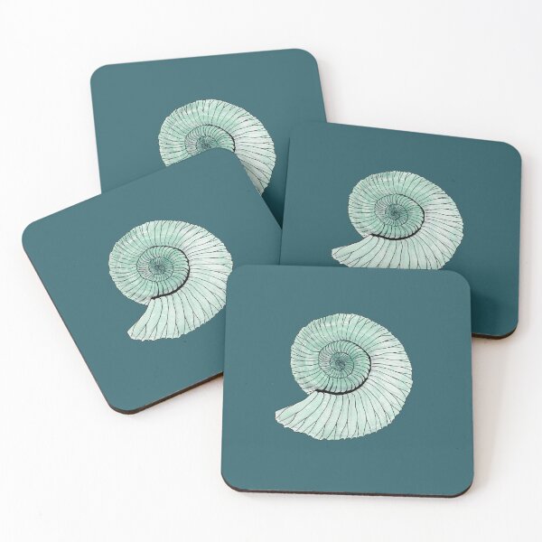 Item preview,  Deep Teal Ammonite  designed and sold by Piret Victoria Ribas.