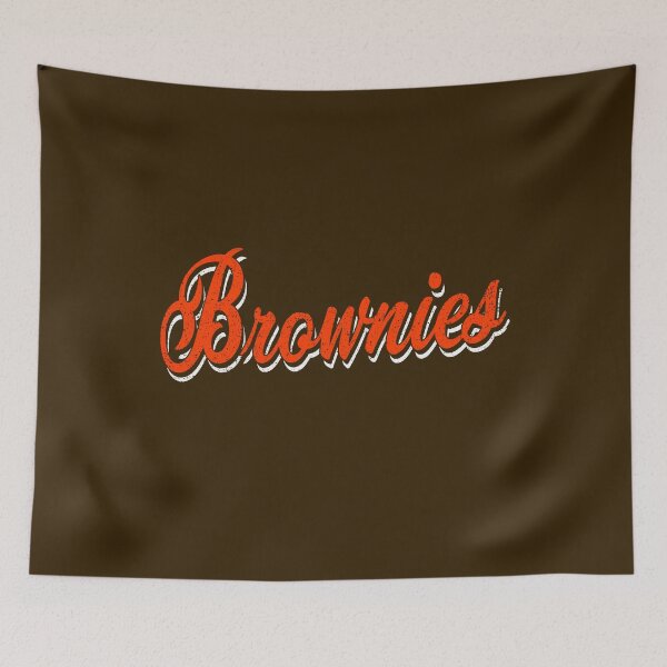 Artikelvorschau, Vintage Brownies Schriftzug, abgenutztes Cleveland Football Team entworfen und verkauft von Floral Vintage.