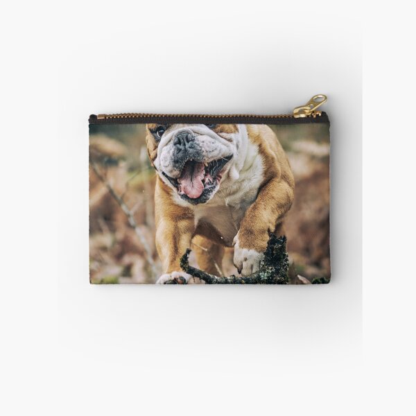 Item preview, Active English Bulldog Playtime Action Photo designed and sold by VanGaldo.
