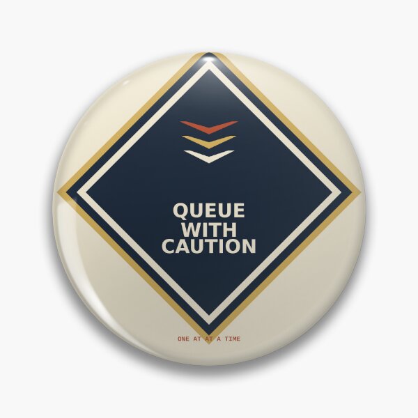 Aperçu de l'œuvre Faites la queue avec prudence créée et vendue par PhoenixTShirtz.
