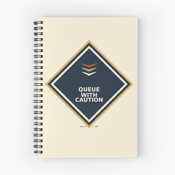 Aperçu de l'œuvre Faites la queue avec prudence créée et vendue par PhoenixTShirtz.