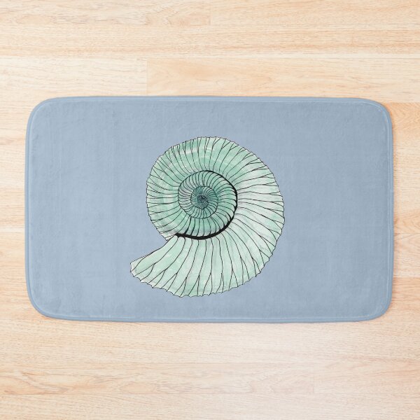 Item preview, Misty Blue Ammonite  designed and sold by Piret Victoria Ribas.