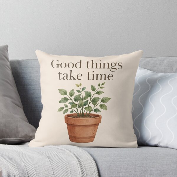 Item preview, Good Things Take Time - Inspirational Quote designed and sold by SeeInspiresS.