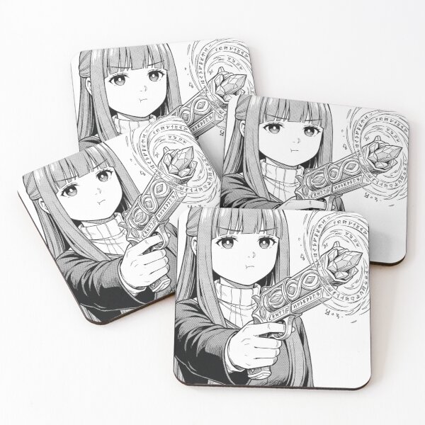 Item preview, Fern and the Magic Enchantment Gun - Manga Parody Fantasy Illustration designed and sold by moosesclub.