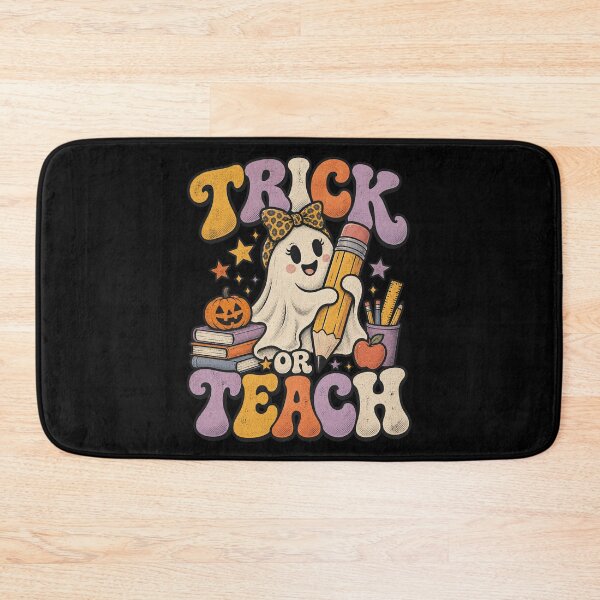 Item preview, Trick Or Teach 70s Groovy Teacher Phantom School Funsss designed and sold by Aqouiatiqe.
