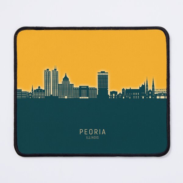 Item preview, Peoria Illinois Skyline designed and sold by ArtPrints.