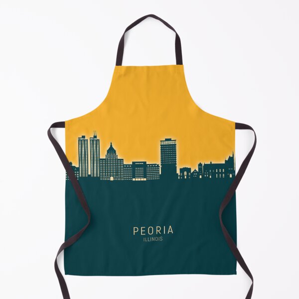 Item preview, Peoria Illinois Skyline designed and sold by ArtPrints.