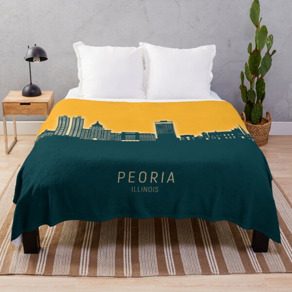 Item preview, Peoria Illinois Skyline designed and sold by ArtPrints.