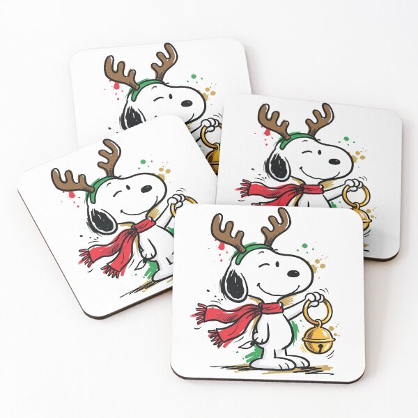 Item preview, Cute Christmas Pup Reindeer Antlers Jingle Bell Art designed and sold by Merch by Das Design Studio.