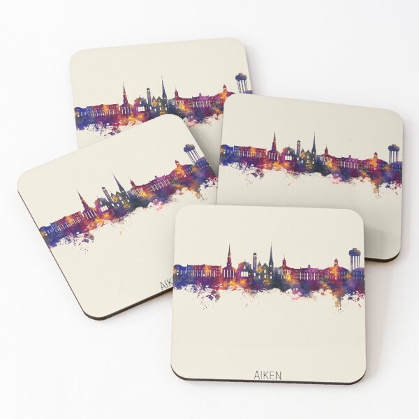 Item preview, Aiken South Carolina Skyline designed and sold by ArtPrints.