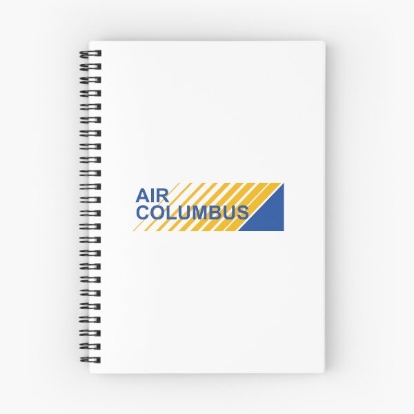 Item preview, Air Columbus Airline Logo with Yellow Diagonal Stripes and Blue Triangle Design designed and sold by Veijo  A Raisan.