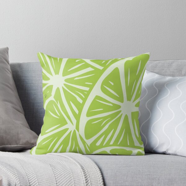 Item preview, Lime Citrus Pattern – Retro Green Fruit Aesthetic designed and sold by MAXIZPRINT.