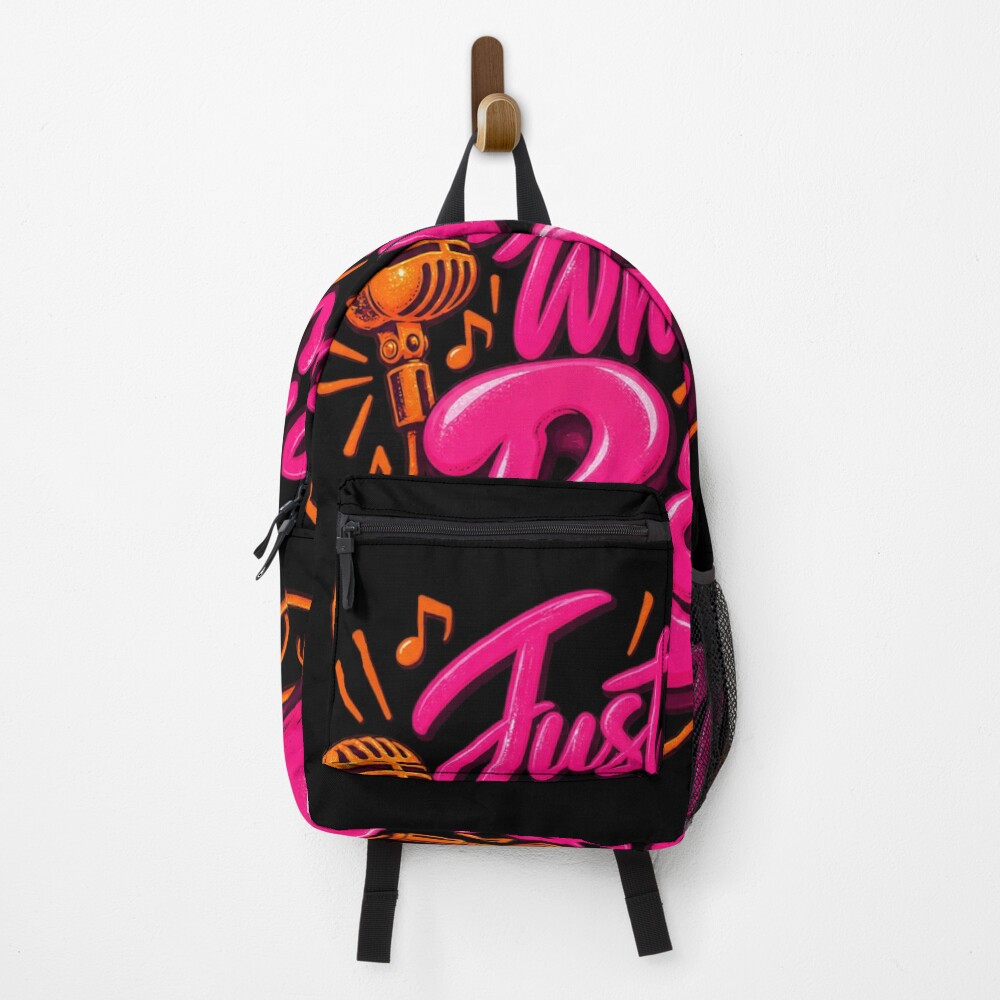 Vista previa del artículo con la obra «Mochila», diseñado y vendido por DesignStitchery.