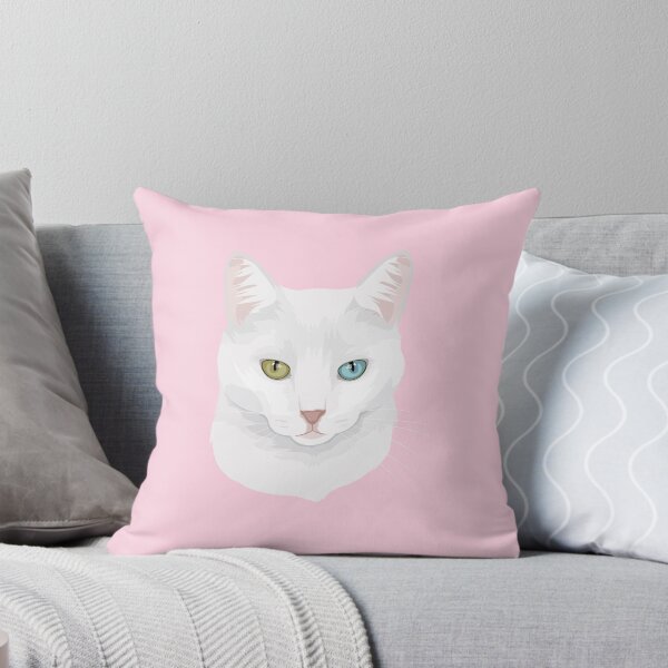 Item preview, White bicolor cat designed and sold by retratosChulis.