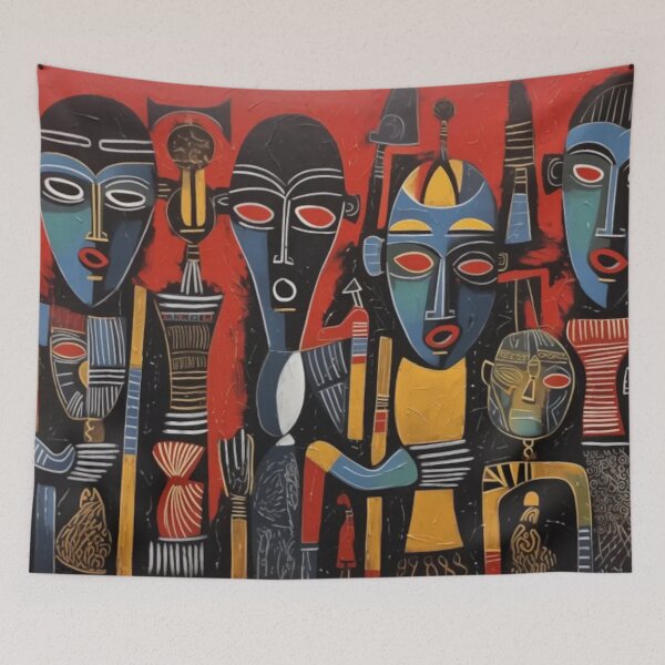 Item preview, Congolese Abstract Figures African Heritage Art designed and sold by GSizzle1.