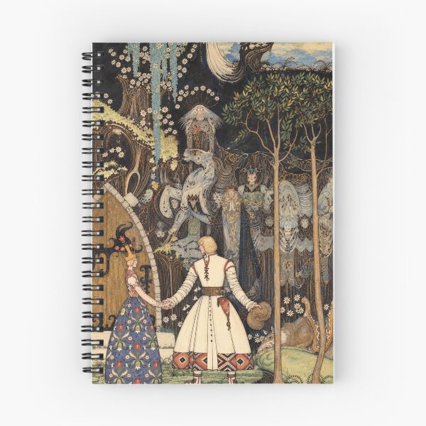 Artikelvorschau, Märchenhafte Wandbilder, Kunstdruck von Schloss Soria Moria, Illustration aus dem Bilderbuch von Kay Nielsen entworfen und verkauft von RickE.