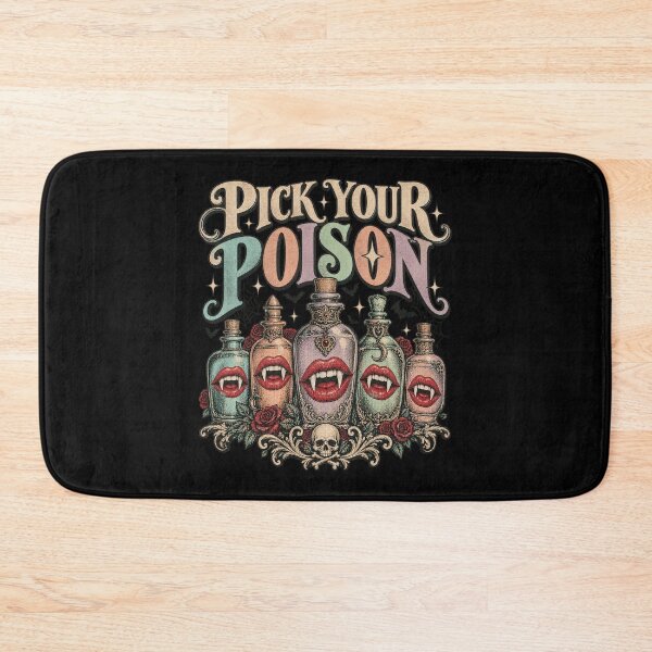 Item preview, Pick Your Poison Vintage Apothecary Bottles Shelf Art Autumn designed and sold by Aqouiatiqe.
